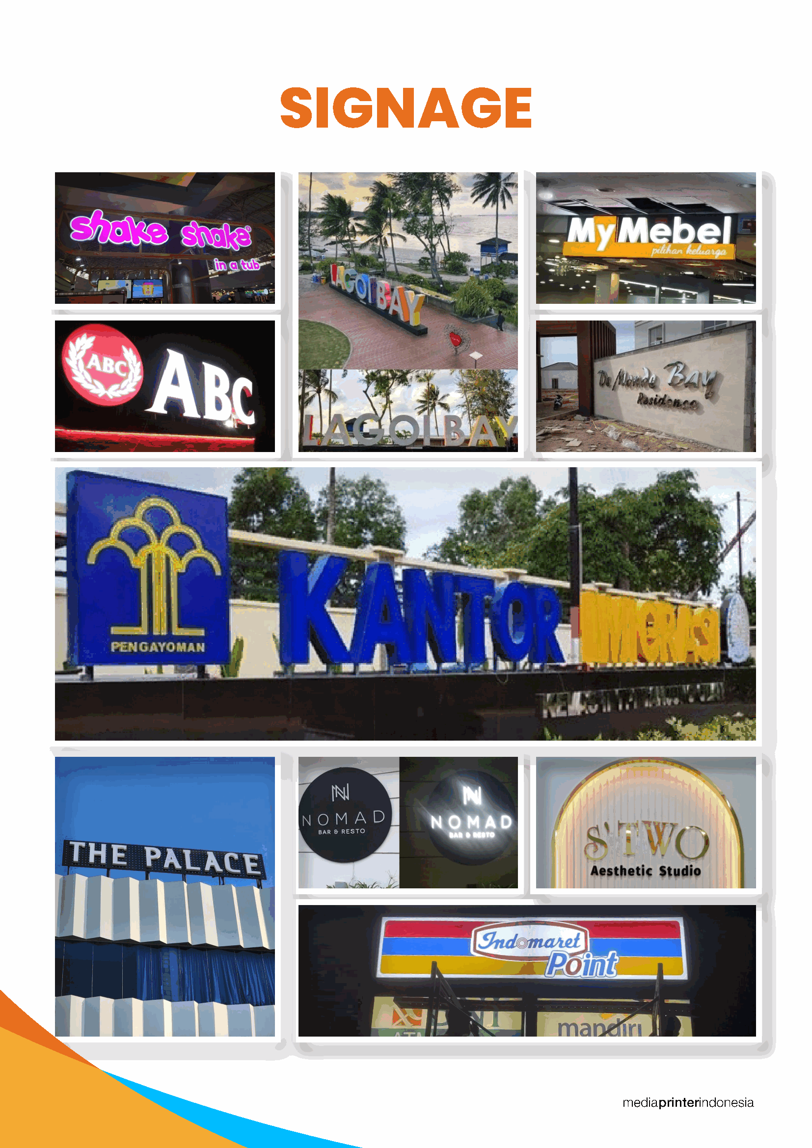 Signage Portfolio MPI